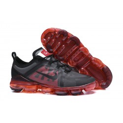 Zapatillas Nike Air VaporMax 2019 Para Hombres - Negro Rojo