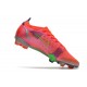 Bota Nike Mercurial Vapor XIV Elite FG Carmesi Plateado Metalizado