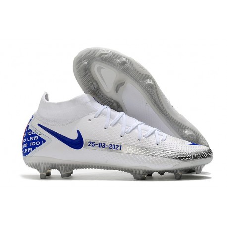 Botas Nike Phantom GT Elite DF FG Blanco Azul