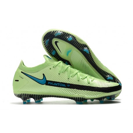 Nike Nuevo 2021 Phantom GT Elite FG Verde Azul Negro