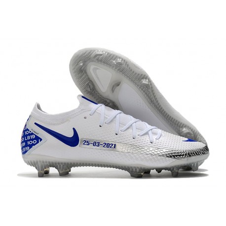 Nike Nuevo 2021 Phantom GT Elite FG Blanco Azul