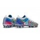 Nike Nuevo 2021 Phantom GT Elite 3D FG Blanco Azul Rosa Amarillo