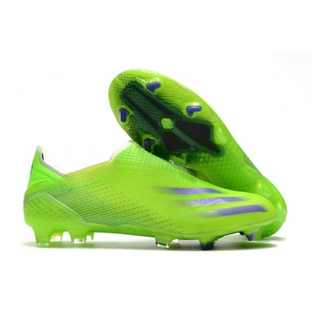 Botas de Futbol adidas X Ghosted+ FG Verde Tinta Energía