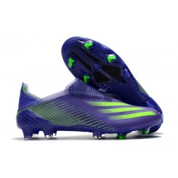 Botas de Futbol adidas X Ghosted+ FG Tinta Energía Verde