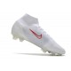 Zapatos de Fútbol Nike Mercurial Superfly 8 Elite FG Blanco Rojo