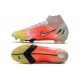 Nike Mercurial Superfly VIII Elite DF FG Blanco Negro Metálico Plateado