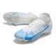 Zapatos de Fútbol Nike Mercurial Superfly 8 Elite FG Blanco Azul