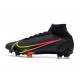 Zapatos de Fútbol Nike Mercurial Superfly 8 Elite FG Negro Rojo