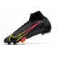 Zapatos de Fútbol Nike Mercurial Superfly 8 Elite FG Negro Rojo