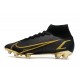 Zapatos de Fútbol Nike Mercurial Superfly 8 Elite FG Negro Oro