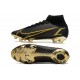 Zapatos de Fútbol Nike Mercurial Superfly 8 Elite FG Negro Oro