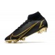 Zapatos de Fútbol Nike Mercurial Superfly 8 Elite FG Negro Oro