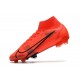 Zapatos de Fútbol Nike Mercurial Superfly 8 Elite FG Rojo Negro