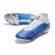 Zapatos de Fútbol Nike Mercurial Superfly 8 Elite FG Azul Blanco Rojo