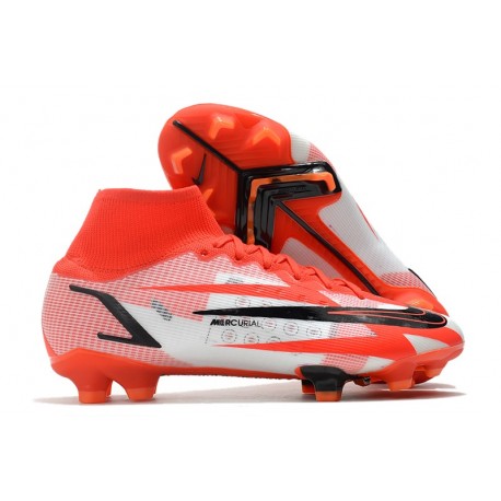 Nike Superfly 8 Ronaldo CR7 Elite FG Chile Rojo Negro Blanco Naranja