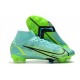 Nike Mercurial Superfly VIII Elite DF FG Turquesa Lima