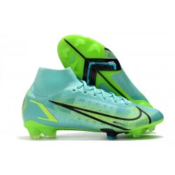 Nike Mercurial Superfly VIII Elite DF FG Turquesa Lima