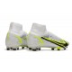 Nike Mercurial Superfly VIII Elite FG Blanco Negro Metálico Plateado