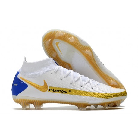 Nike Phantom GT Elite Dynanic Fit FG Blanco Oro Azul