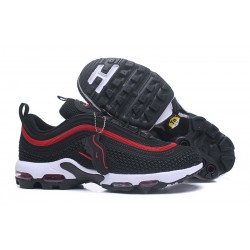 Nike Air Max 97 Plus de Hombres - Negro Rojo