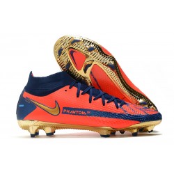 Nike Phantom GT Elite Dynanic Fit FG Naranja Oro Azul