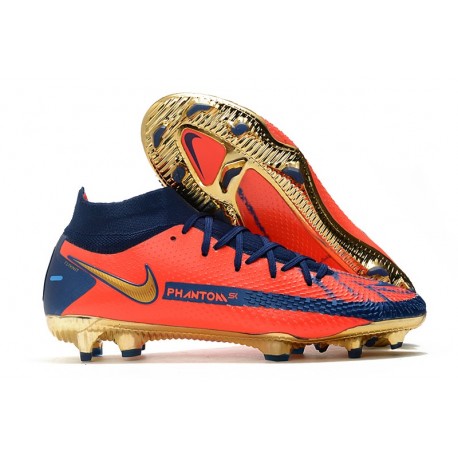 Nike Phantom GT Elite Dynanic Fit FG Naranja Oro Azul