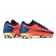 Botas de Fútbol Nike Phantom GT Elite FG Naranja Oro Azul