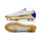 Botas de Fútbol Nike Phantom GT Elite FG Blanco Oro Azul