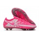 Botas de Fútbol Nike Phantom GT Elite FG Rosa Blanco