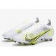 Bota Nike Mercurial Vapor XIV Elite FG Blanco Negro Metálico Plateado