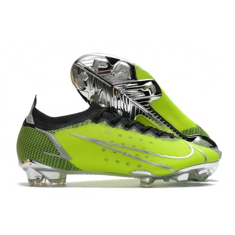 Bota Nike Mercurial Vapor XIV Elite FG Verde Negro Plata