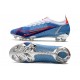 Bota Nike Mercurial Vapor XIV Elite FG Azul Plata Rojo