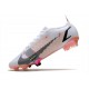 Nike Mercurial Vapor 14 Elite FG Blanco Negro Carmesí