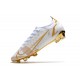 Nike Mercurial Vapor 14 Elite FG Blanco Oro