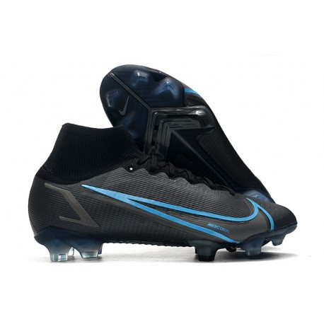 Nike Mercurial Superfly VIII Elite DF FG Negro Gris Hierro