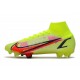 Nike Mercurial Superfly VIII Elite DF FG Volt Carmesí Negro