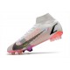 Nike Mercurial Superfly VIII Elite DF FG Blanco Negro Carmesí