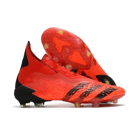 Zapatillas adidas Predator Freak+ FG Rojo Negro Rojo Solar