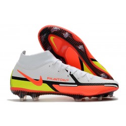 Botas Nike Phantom GT2 Elite DF FG Blanco Carmesí Volt