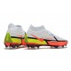 Botas Nike Phantom GT2 Elite DF FG Blanco Carmesí Volt