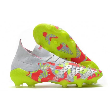 Botas adidas Predator Freak.1 FG Blanco Naranja Volt