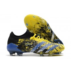 adidas Predator Freak.1 Low FG X-Men Wolverine - Amarillo Fluor Plateado Metálico Negro