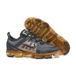 Zapatillas Nike Air VaporMax 2019 Para Hombres - Negro Oro