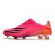 Botas de Futbol adidas X Ghosted+ FG Rosa Negro Naranja