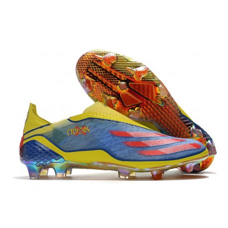 Botas de Futbol adidas X Ghosted+ FG X-Men Azul Rojo Amarillo Fluor