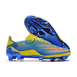 Zapatos adidas X Ghosted.1 FG X-Men Cyclops - Azul Rojo Amarillo Fluor