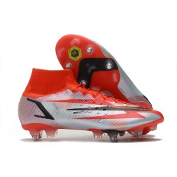 Nike Mercurial Superfly 8 Elite SG Pro Chile Rojo Negro Blanco Naranja