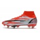 Nike Mercurial Superfly 8 Elite SG Pro Chile Rojo Negro Blanco Naranja