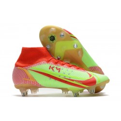 Nike Mercurial Superfly 8 Elite SG Pro Rojo Verde