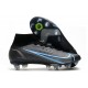 Nike Mercurial Superfly 8 Elite SG Pro Negro Gris Hierro